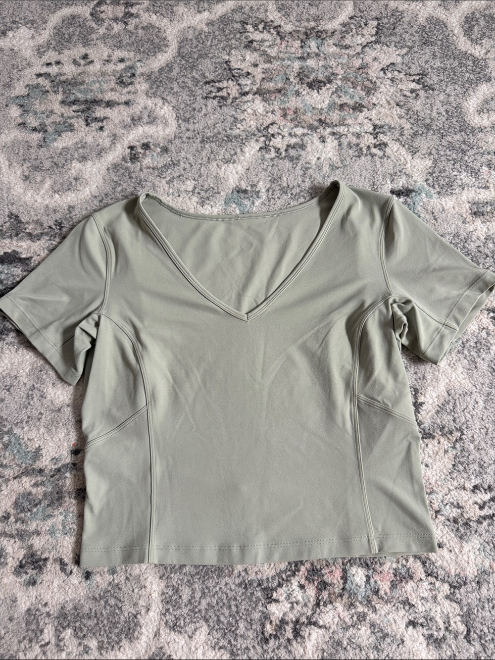 Lululemon Nulu Cropped Slim Yoga Short Sleeve